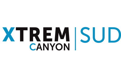 Logo Xtremsud Canyon. Guide de haute montagne et activités de canyoning en Corse du Sud